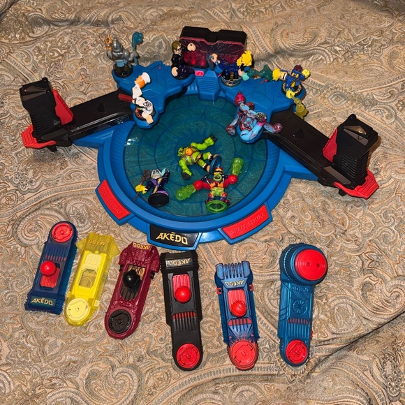 akedo Other - Ultimate Battle Arena Playset - Blue and Red